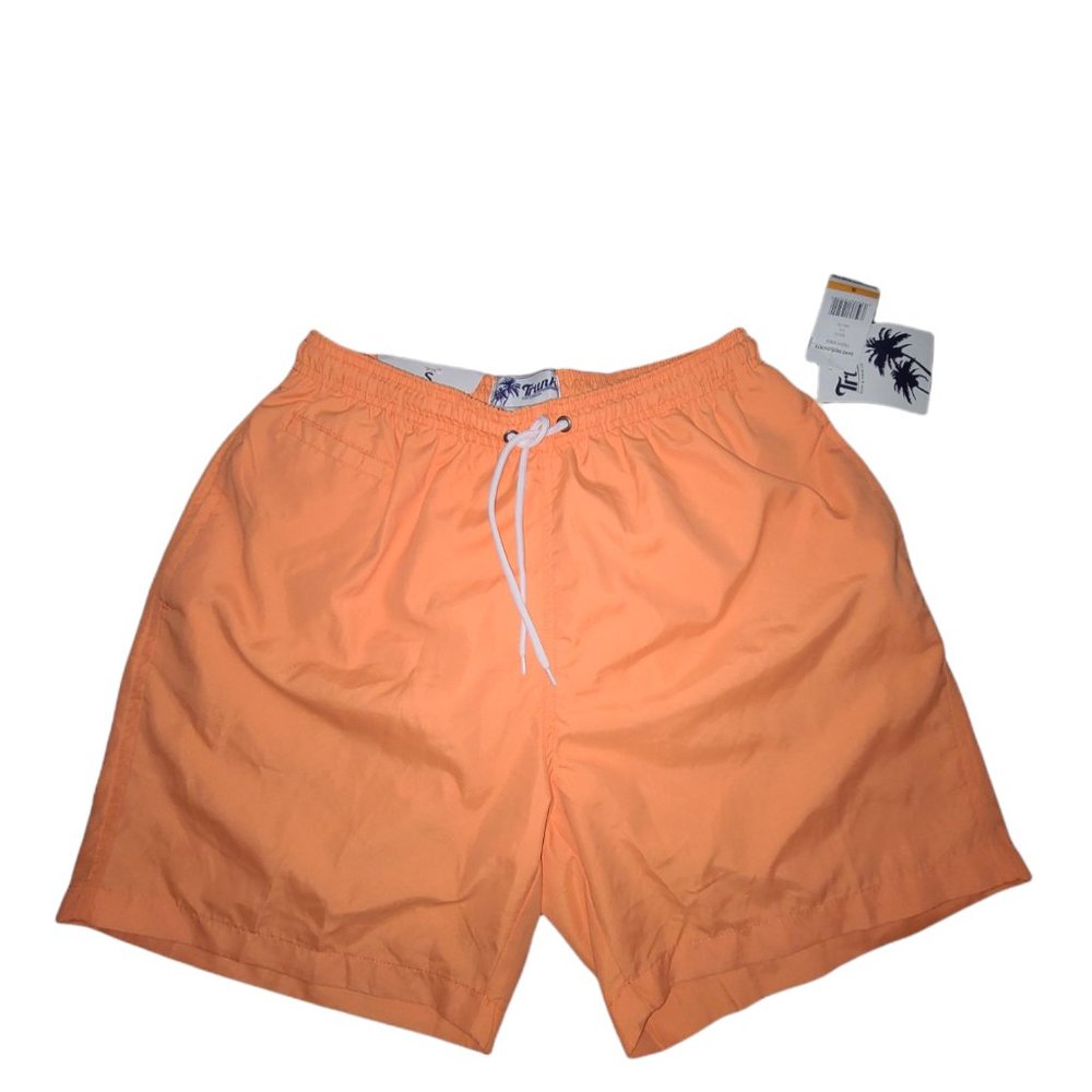 Trunks shorts quick dry , mens,color orange,size: Small